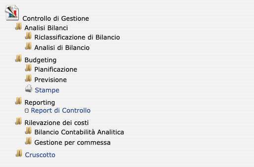 controllo di gestione screen controllo di gestione screen